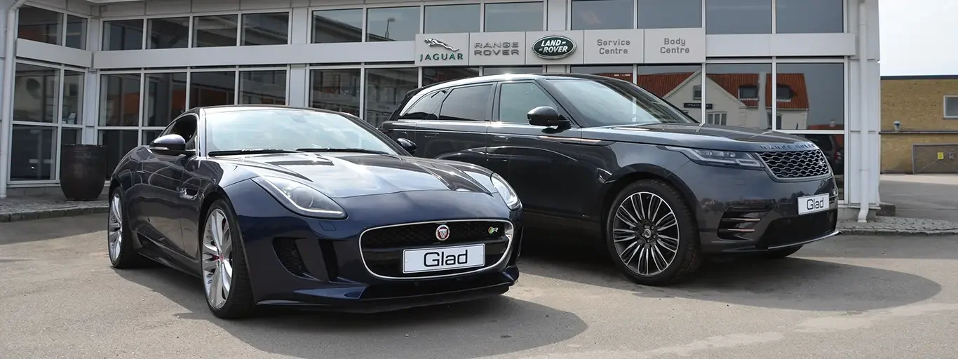 Land Rover & Jaguar hente- / bringeordning hos Glad i Kalundborg