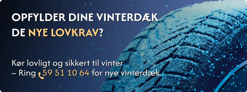 Opfylder dine vinterdæk de nye lovkrav?